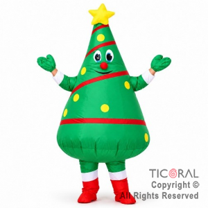 DISFRAZ INFLABLE ARBOL DE NAVIDAD 1,60 MT X 1,90 MT